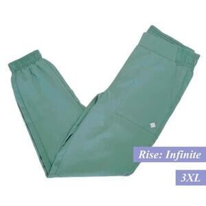 LuLaRoe Infinite Joggers 3XL Sage Green Athletic Pants Stretch Tech Fabric NWT